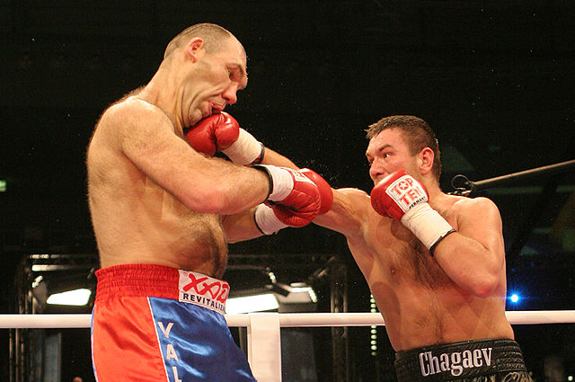 Boxe anglaise Valuev vs Chagaev