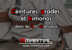 Ceintures, grades, et kimonos dans les arts martiaux